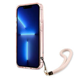 Guess Translucent Strap Case for iPhone 13 Pro / 13 6.1" - Pink