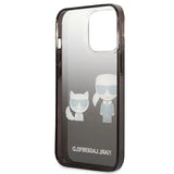 Karl Lagerfeld Gradient Ikonik Karl&Choupette Case for iPhone 13 Pro / iPhone 13 - Black