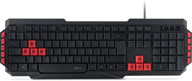 SPEEDLINK LUDICIUM tastatur Spil USB Sort