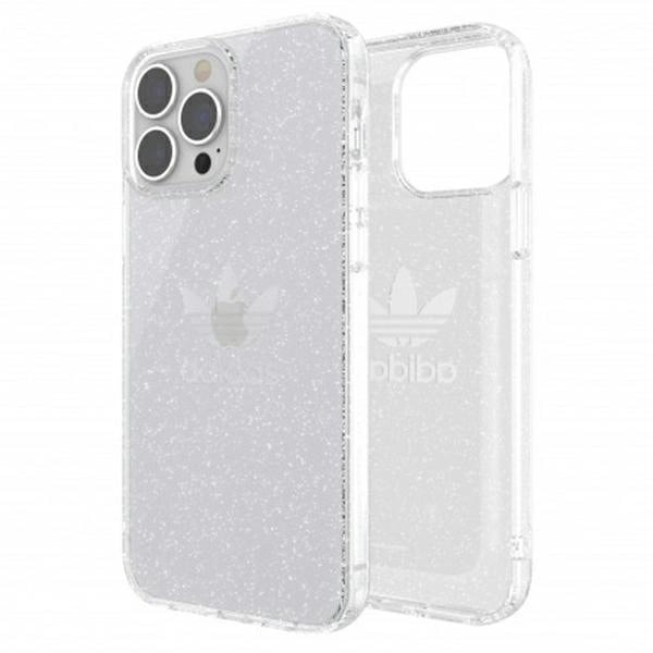 Adidas OR Protective Clear Case Glitter for iPhone 13 Pro Max - Transparent Silver