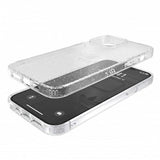 Adidas OR Protective Clear Case Glitter for iPhone 13 Pro Max - Transparent Silver