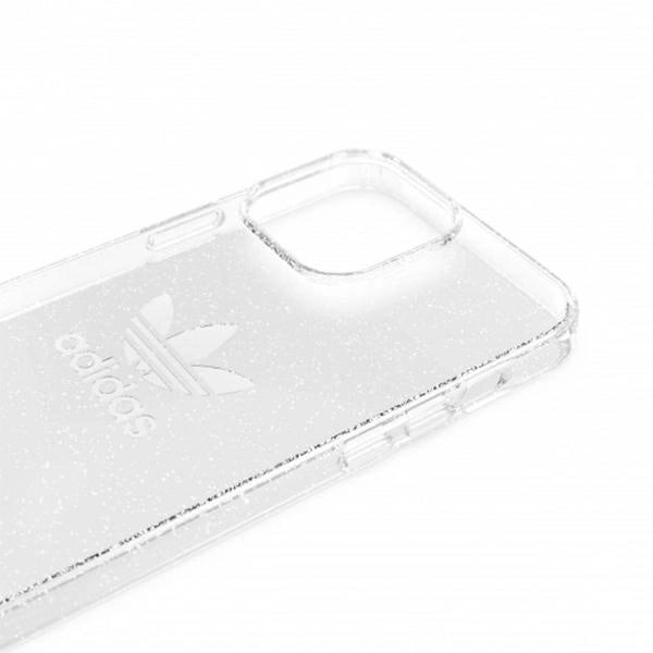 Adidas OR Protective Clear Case Glitter for iPhone 13 Pro Max - Transparent Silver