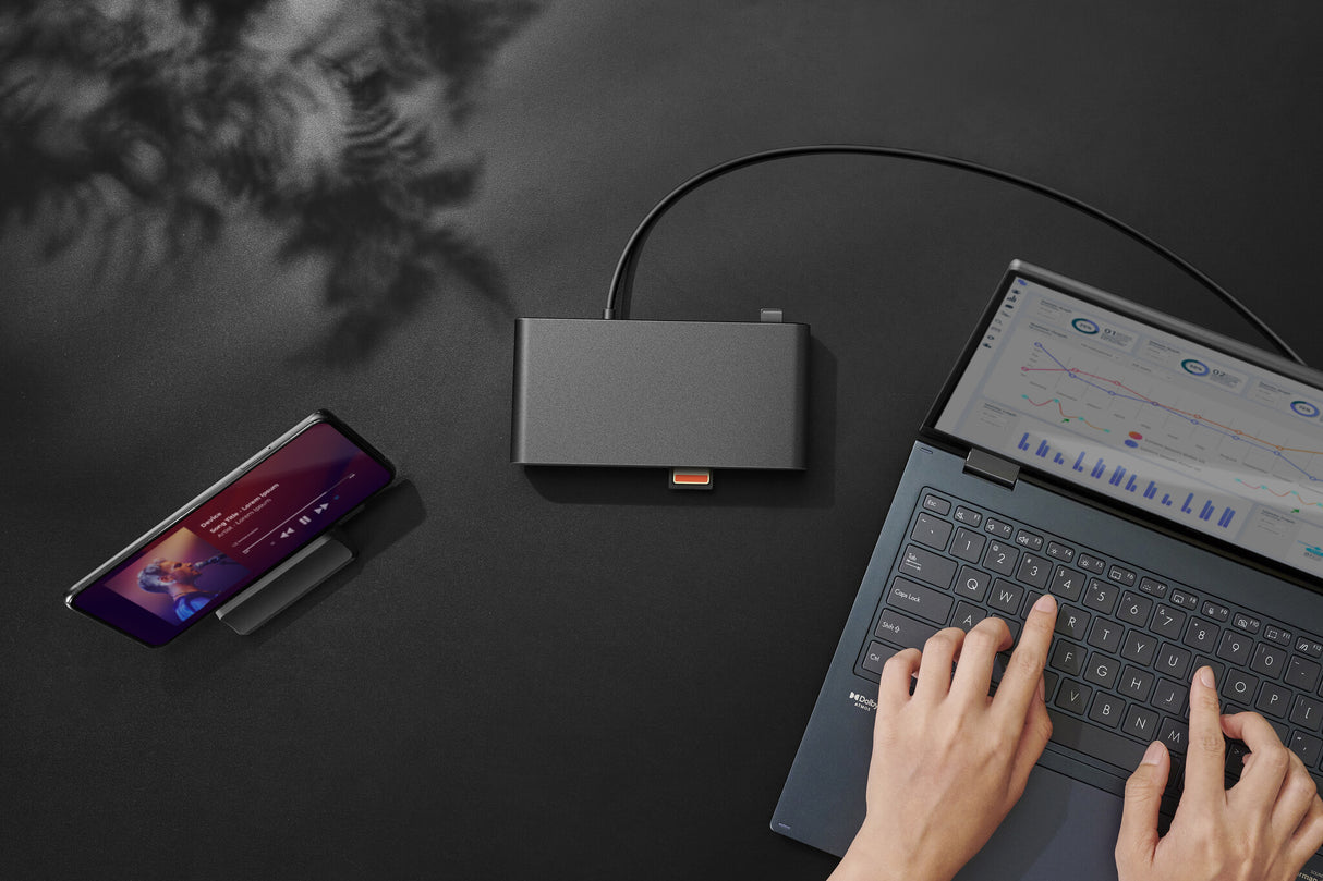 ASUS Triple Display USB-C Dock DC300 Docking USB 3.2 Gen 2 (3.1 Gen 2) Type-C Sort