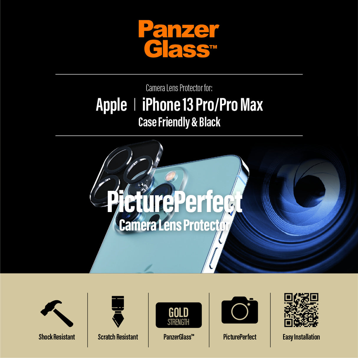 PanzerGlass Camera Protector for iPhone 13 Pro/Pro Max