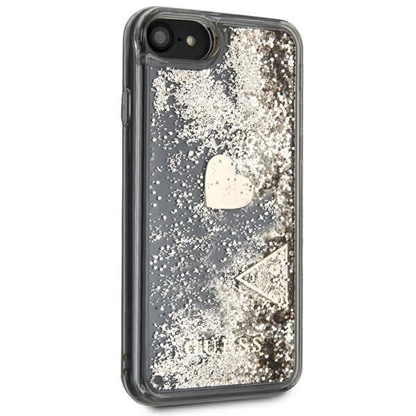 Guess GUOHCI8GLHFLGO iPhone 7/8/SE 2020 /SE 2022 guld/guld hårdkasse Glitter Charms
