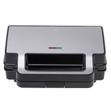 Adler AD 3073 sandwichtoaster 1400 W Sort, Sølv