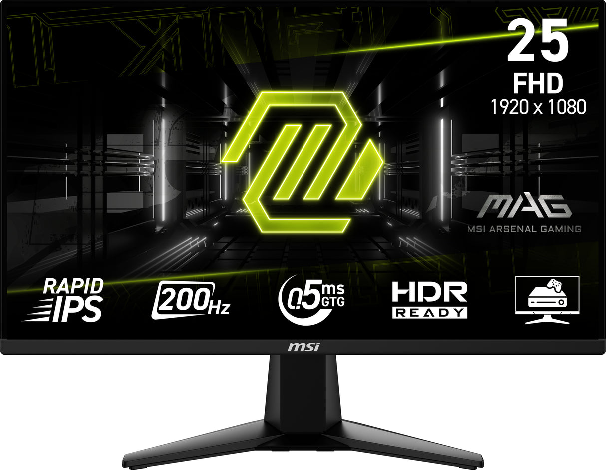 MSI MAG 255F E20 25 Fast IPS 1920 x 1080 (Full HD) HDMI DisplayPort 200Hz
