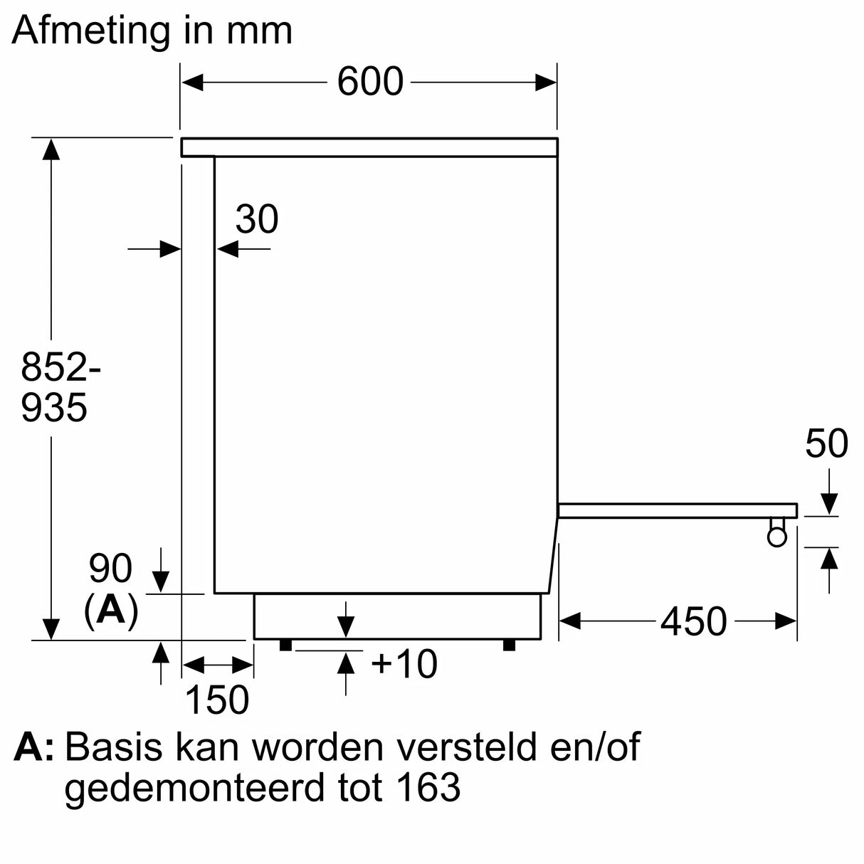 Bosch Serie 2 HKA004020U komfur og ovn Fritstående komfur Elektrisk Keramisk Hvid
