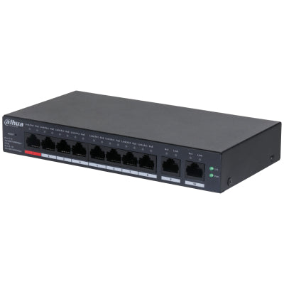 Dahua Technology DH-CS4010-8GT-110 netværksswitch Administreret L2 Gigabit Ethernet (10/100/1000) Strøm over Ethernet (PoE) Sort