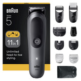 Braun 80789913 skæg- og hårtrimmer Mørkegrå 21