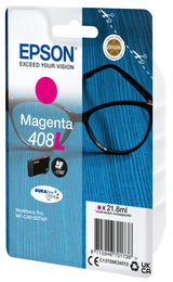 Epson 408L briller DURABrite Ultra enkeltpakke magenta blæk
