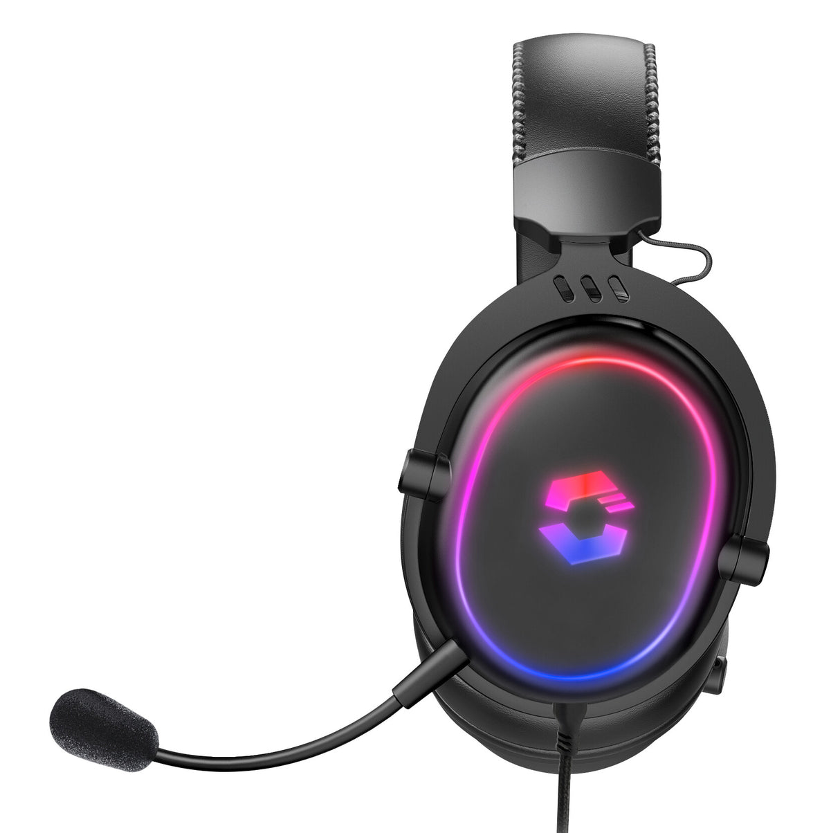 SPEEDLINK CONUX RGB Headset Ledningsført Spil USB Type-A Sort