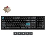 Keychron Q6 Ultra 8K tastatur Universel USB + RF Wireless + Bluetooth Sort