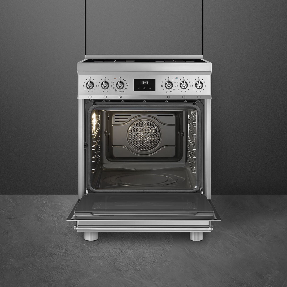 Smeg Symphony Classic Komfur C6IPXM2 Rustfrit stål