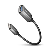 AXAGON USB-C adapter 20cm Sort