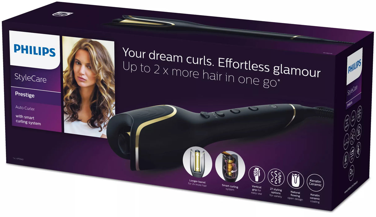 Philips StyleCare Prestige BHB876/00 Automatisk krøllejern