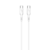 Gear Ladekabel USB-C til USB-C 2.0 1m Kabel Hvid