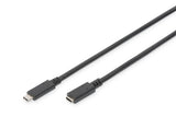 Digitus AK-300210-007-S USB-kabel USB 3.2 Gen 1 (3.1 Gen 1) 0,7 m USB C 10 Gbit/sek. Sort
