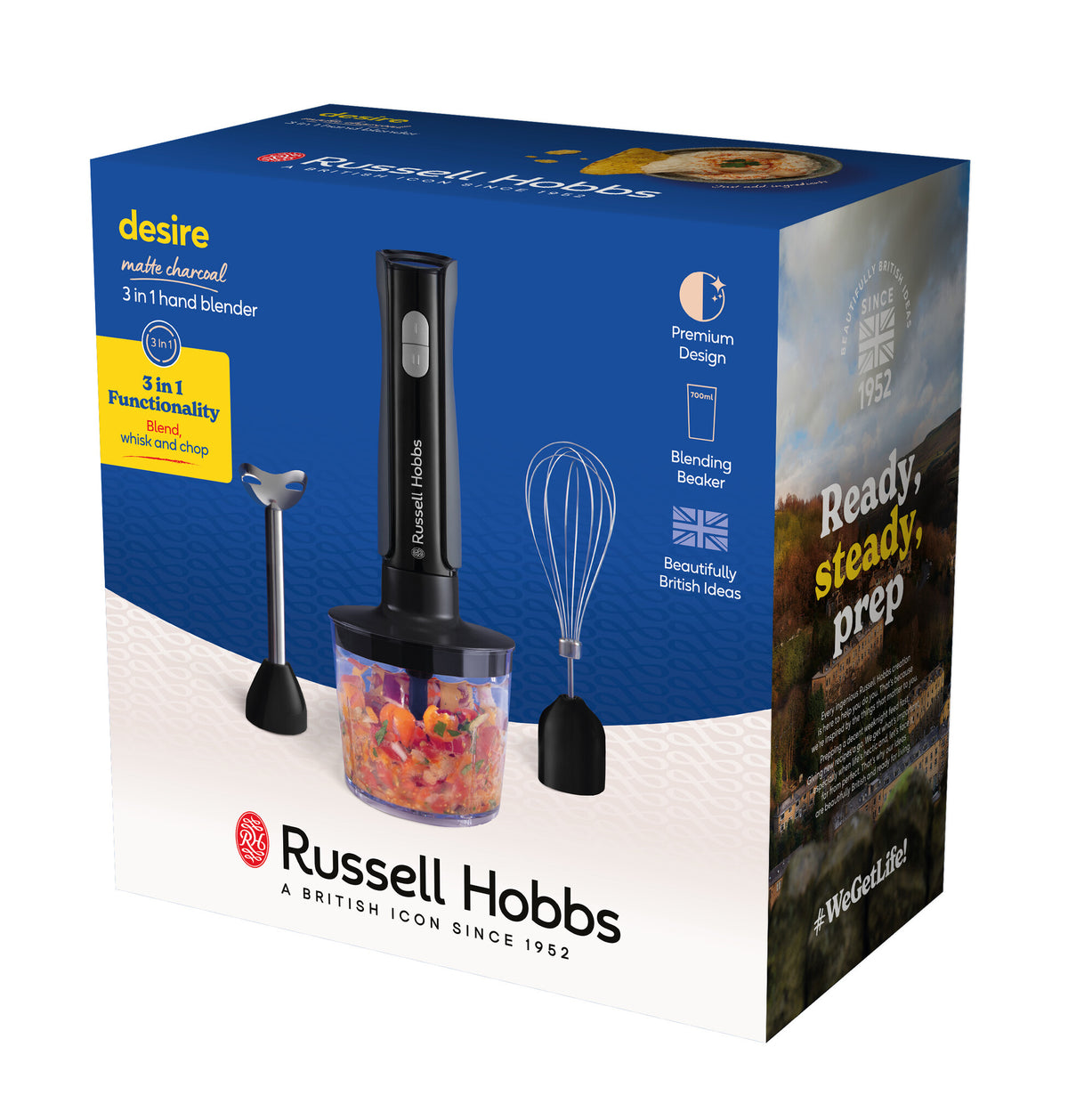 Russell Hobbs 27141-56 blender Bordplade blender 500 W Anthracit