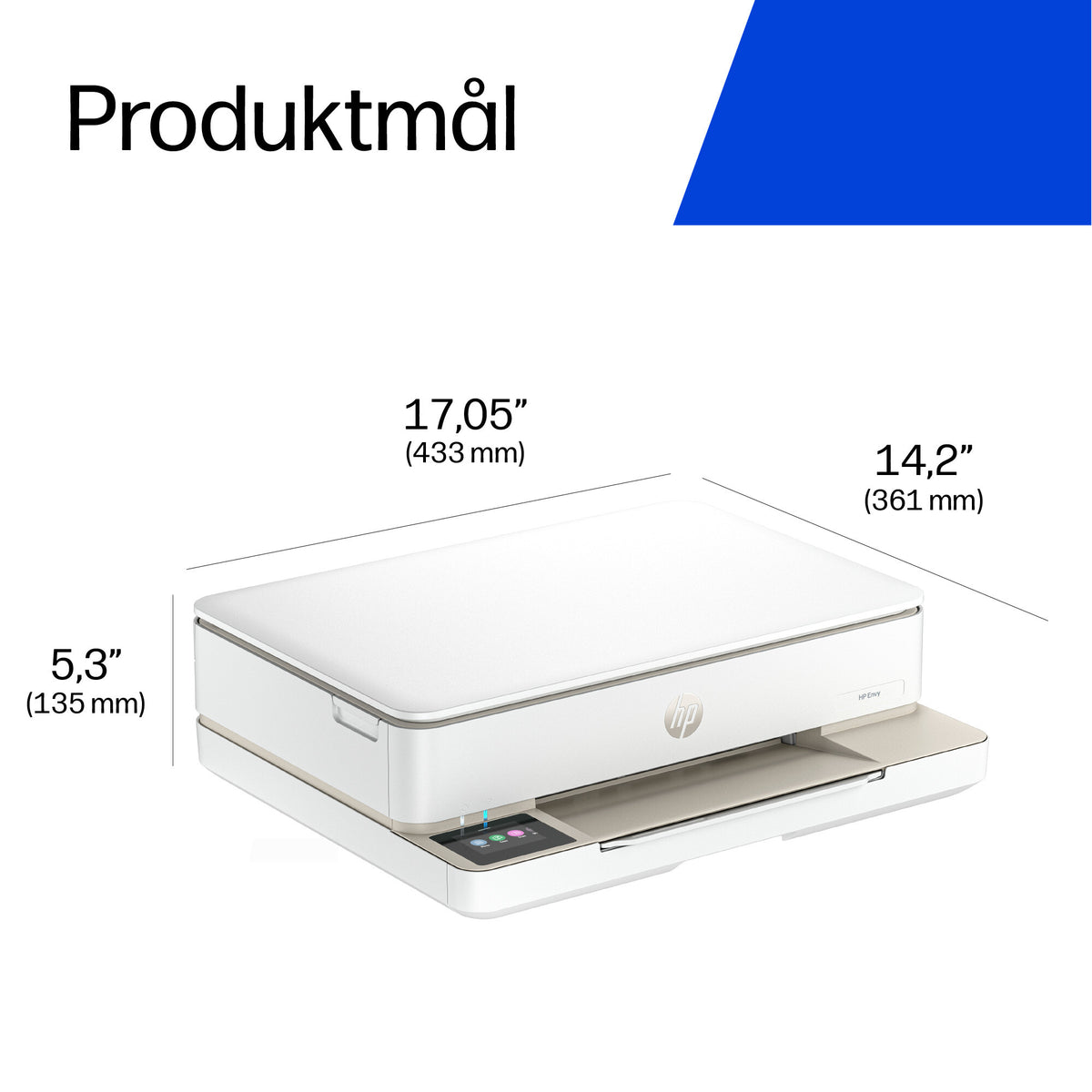 HP ENVY 6120e Trådløst All-in-One Farve Printer, Instant Ink; Fotoudskrivning