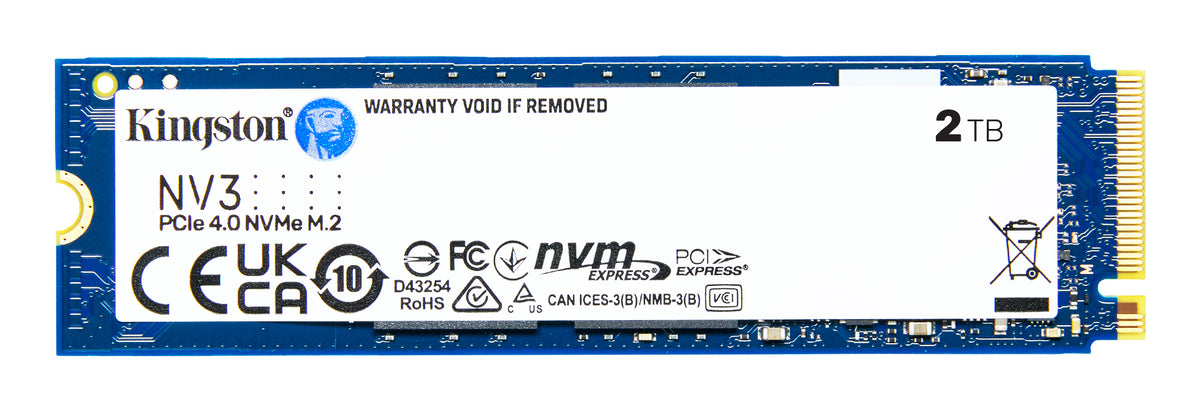 Kingston SSD NV3 2TB M.2 PCI Express 4.0 x4 (NVMe)