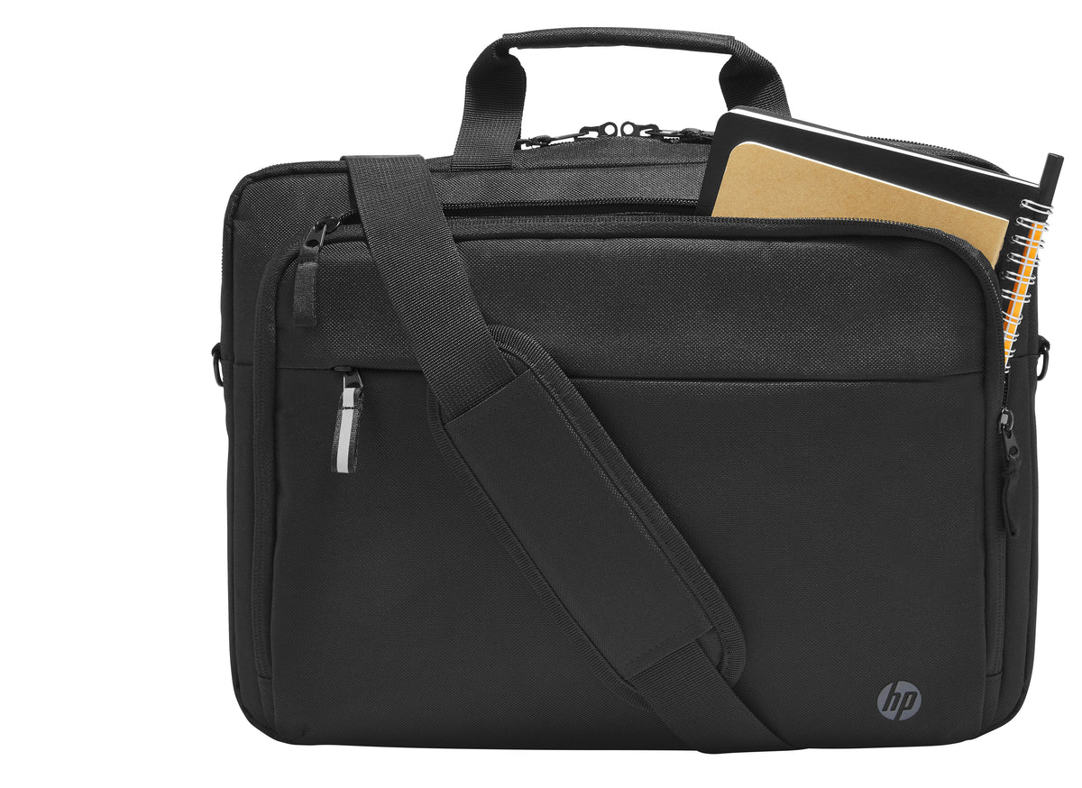 HP Bæretaske 15.6 100% recycled polyester 100 % bionedbrydeligt materiale 100% recycled ocean-bound plastic 100% polyethylene foam 100 % polyester Sort Blå