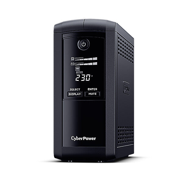 CyberPower VP1000ELCD UPS-enhed Interaktivt indgangsstik 1 kVA 550 W 4 AC stikkontakt(er)