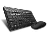 Rapoo 8000M tastatur Mus inkluderet Universel RF trådløs + Bluetooth Nordisk Sort, Grå