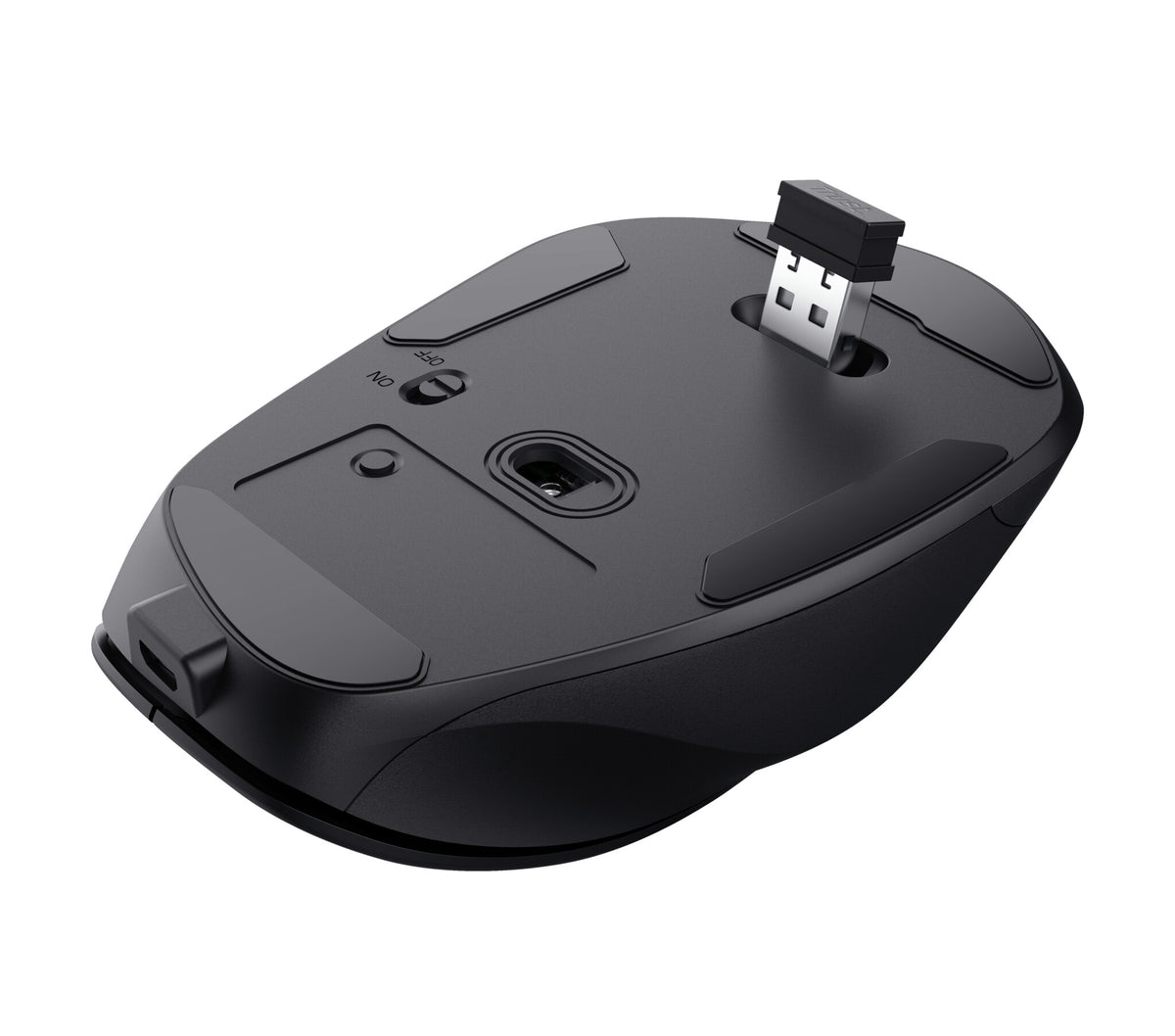 Trust Fyda mus Kontor Højre hånd RF Wireless + USB Type-A Optisk 2400 dpi