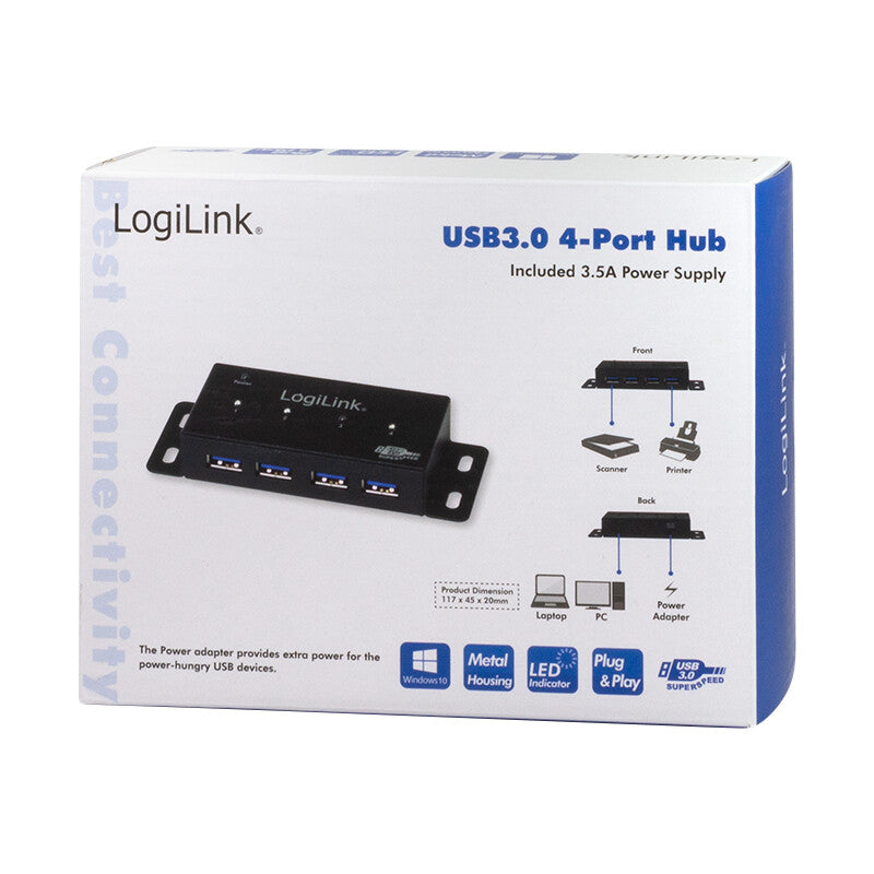LogiLink USB 3.0 Hub 4-Port