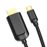 Vention CGUBG videokabel adapter 1,5 m USB Type-C HDMI Sort