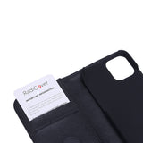Radicover 587053 mobiltelefon etui 13,7 cm (5.4") Tegnebogsetui Sort