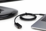 Digitus AK-300330-020-S videokabel adapter 2 m USB Type-C DisplayPort Sort