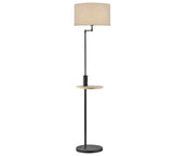TRIO Claas sort gulvlampe