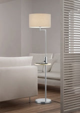 TRIO Claas stål gulvlampe