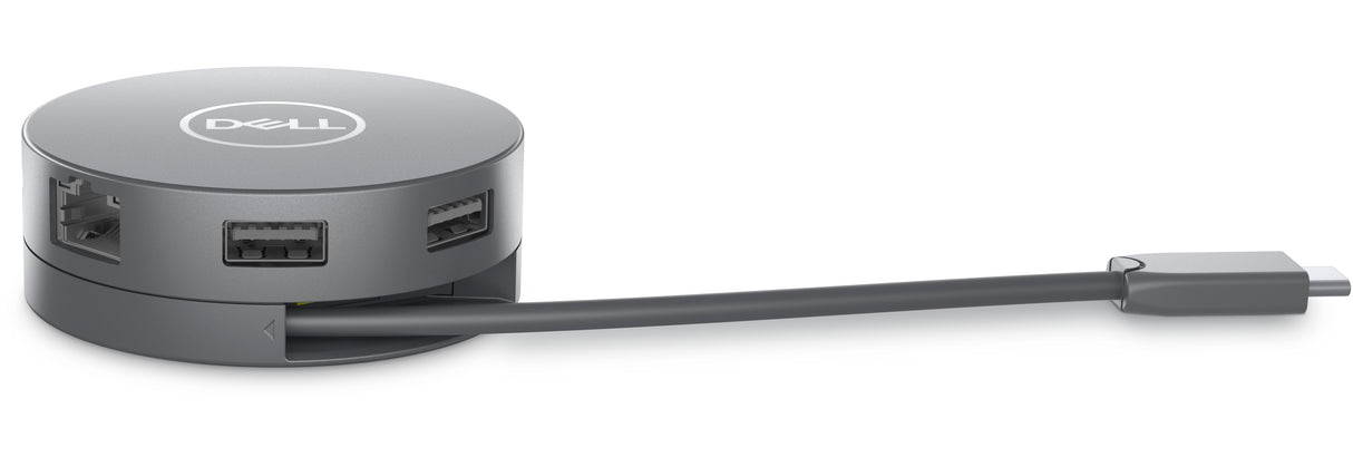 DELL DA305 Ledningsført USB 3.2 Gen 2 (3.1 Gen 2) Type-C Sølv