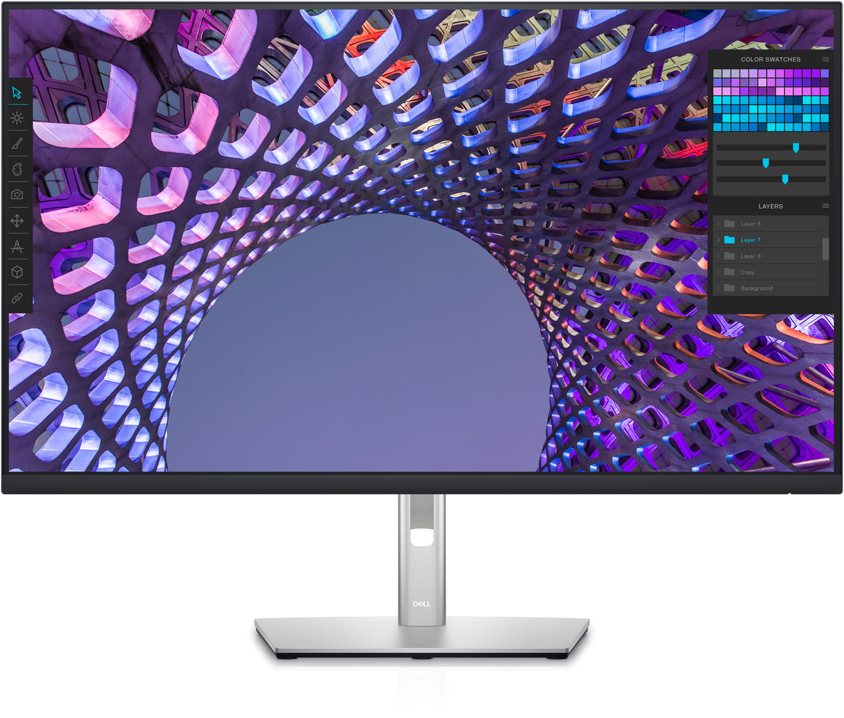 DELL P Series P3223QE computerskærm 80 cm (31.5") 3840 x 2160 pixel 4K Ultra HD LCD Sort