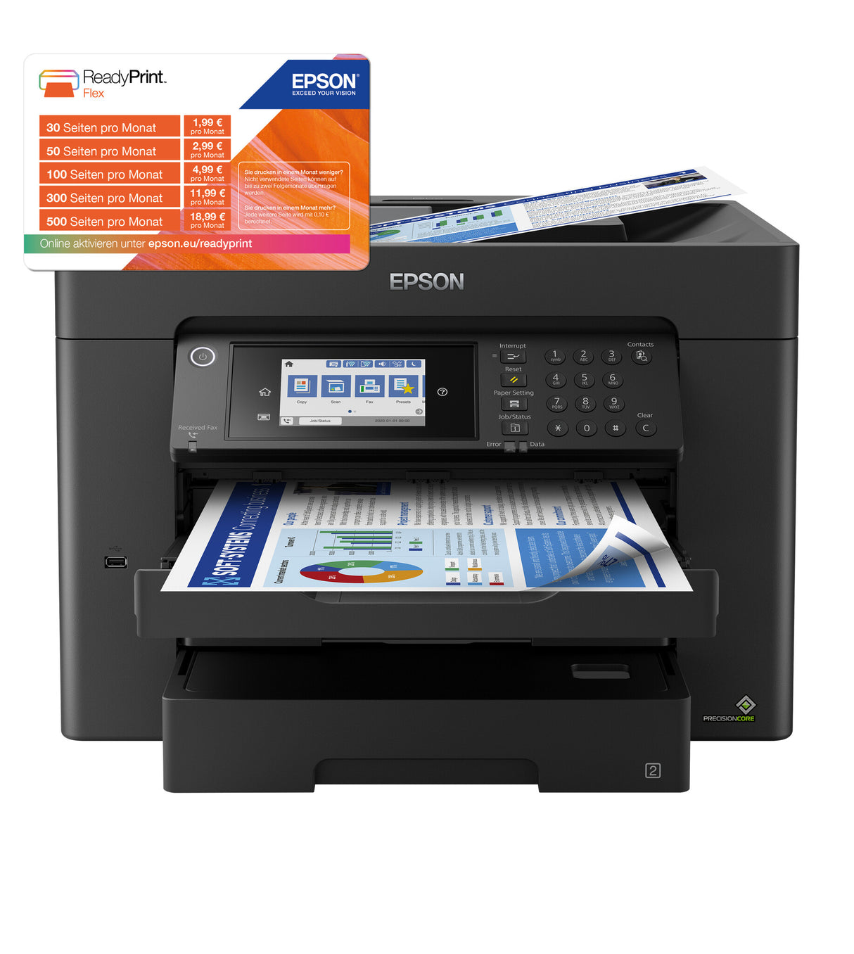 Epson WorkForce Pro WF-7840DTWF Inkjet A3 4800 x 2400 dpi Wi-Fi