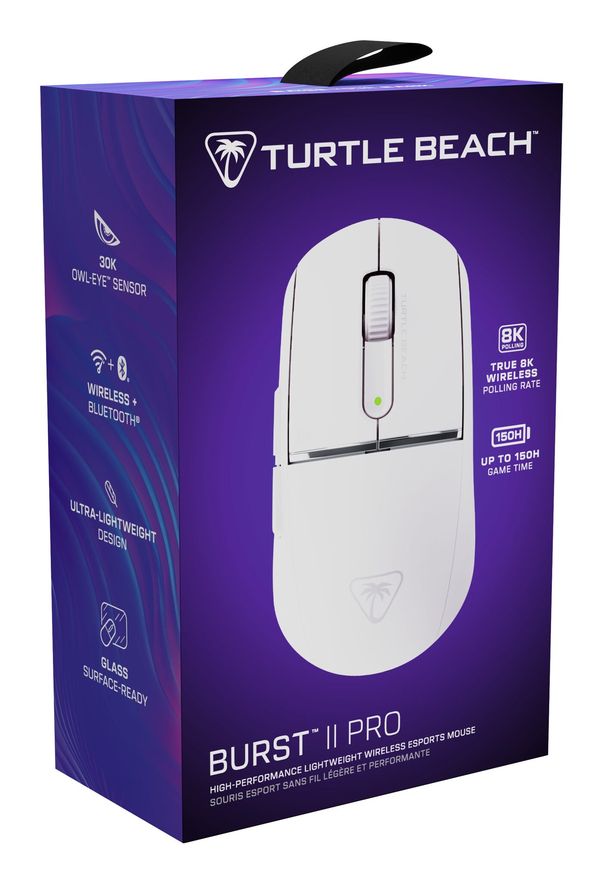 Turtle Beach Burst II Pro mus Spil Ambidextrous RF Wireless + Bluetooth + USB Type-A Optisk 30000 dpi