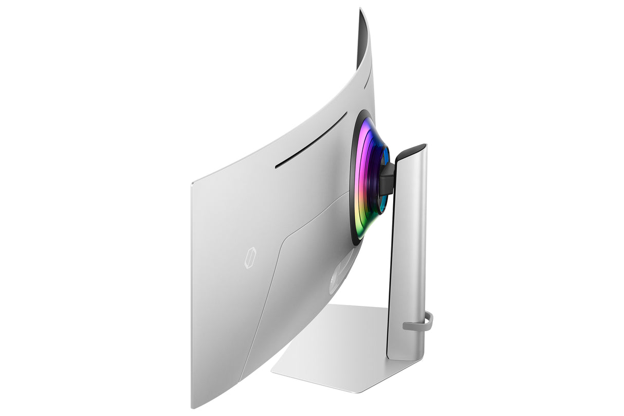 Samsung G93SC computerskærm 124,5 cm (49") 5120 x 1440 pixel Dual QHD OLED Sølv