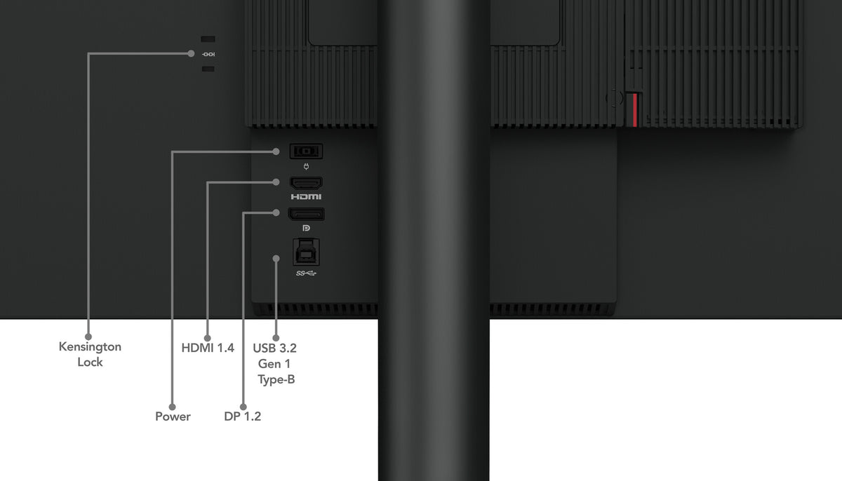 Lenovo ThinkCentre Tiny-In-One 24 Gen 5 computerskærm 60,5 cm (23.8") 1920 x 1080 pixel Fuld HD LED Berøringsskærm Sort