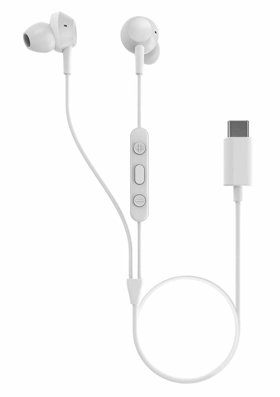 Philips TAE5008WT/00 hovedtelefoner/headset Ledningsført I ørerne Opkald/musik USB Type-C Hvid