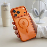Tech Protect Magmat Magsafe Cc Iphone 17 Pro / 18 Pro Cosmic Orange/Clear