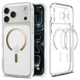 Spigen Ultra Hybrid Magsafe Iphone 17 Pro Max Klar/Guld