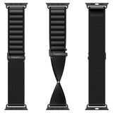 Spigen Wbf1 Remmen Til Apple Watch 8 / 9 / 10 / 11 / 12 / Se / Ultra (44 / 45 / 46 / 49 Mm) Sort
