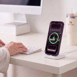 Tech Protect Magpeak Magsafe Cc Iphone 17 Pro / 18 Pro Burgundy/Clear