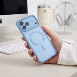 Tech Protect Magmat Magsafe Cc Iphone 17 Pro Max / 18 Pro Max Mat Lysblå
