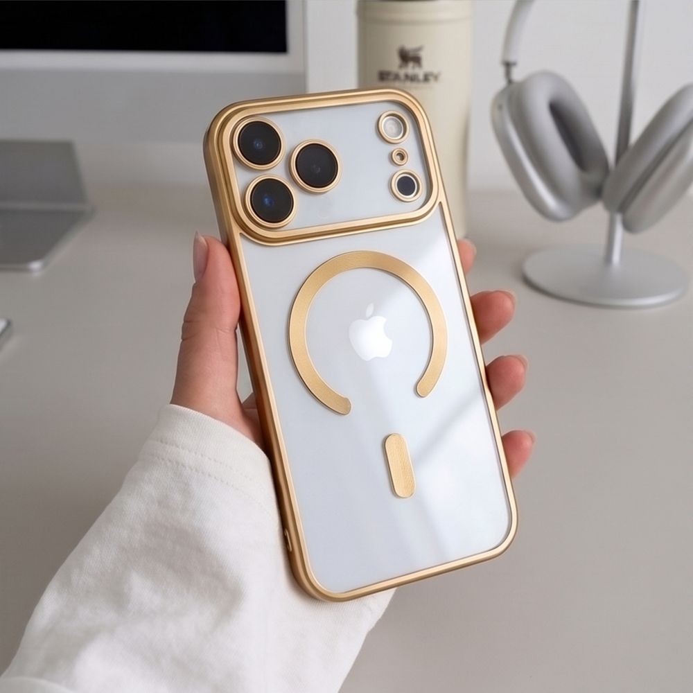 Tech Protect Magflex Magsafe Iphone 17 Pro Max / 18 Pro Max Shiny Gold