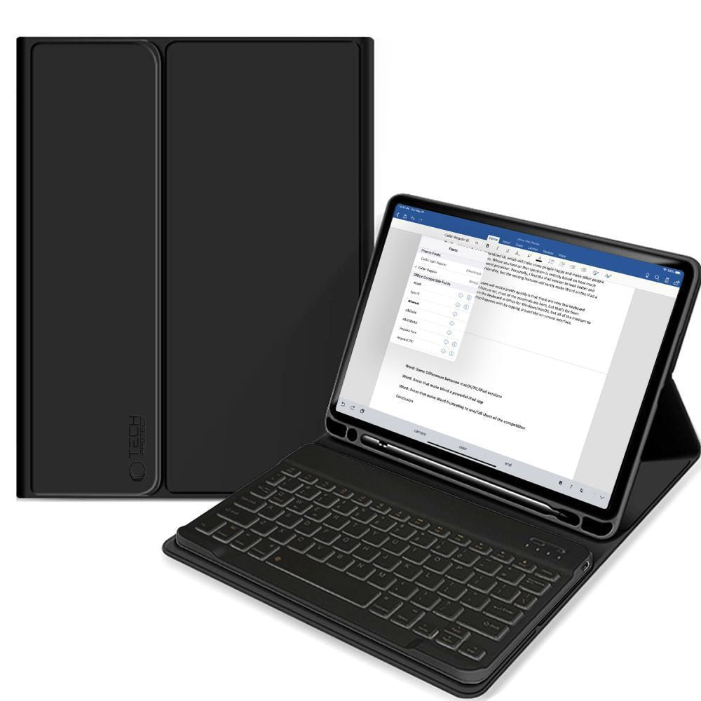 Tech Protect Sc Pen + Tastatur Ipad 10.9” 10/2022/11” 11/2025 Sort