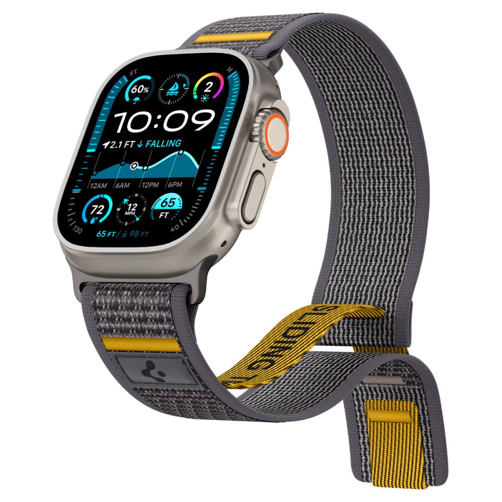 Spigen Athlex Air Apple Watch 8 / 9 / 10 / 11 / 12 / Se / Ultra (44 / 45 / 46 / 49 Mm) Active Grå